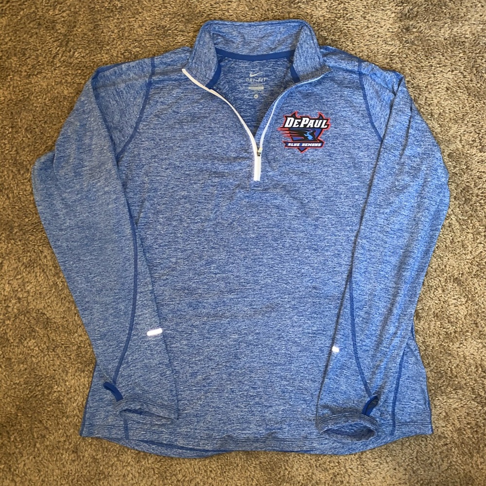 Nike Dri-Fit 1/4 Zip - DePaul Blue Demons